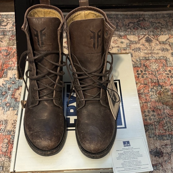 Frye Shoes - Frye Women’s *veronica* Dark Brown combat Boots